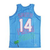 FRESH PRINCE ALL OVER BASKETBALL JERSEY BLUE - Allstarelite.com