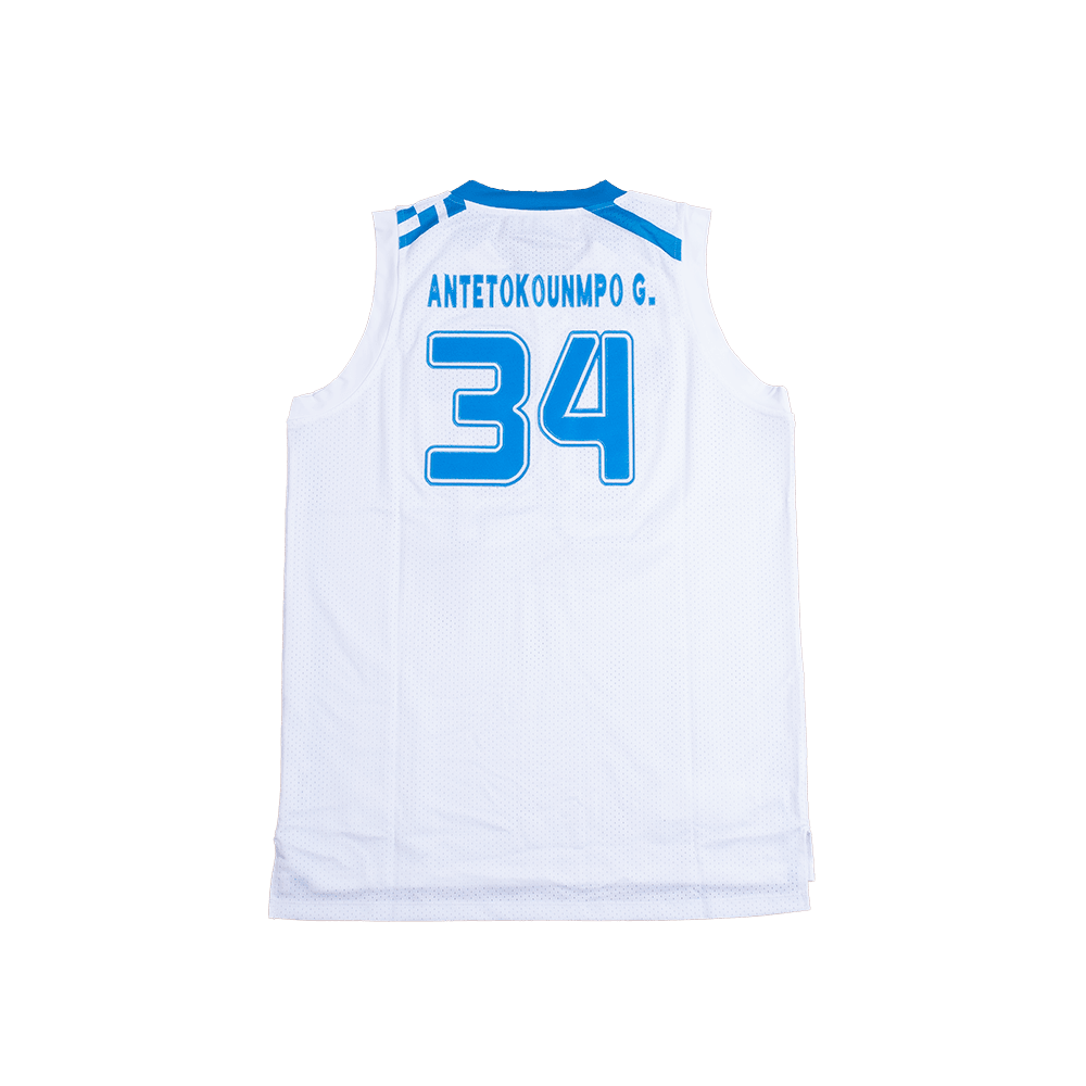 GIANNIS HELLAS TEAM GREECE AUTHENTIC BASKETBALL JERSEY - Allstarelite.com