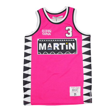 GINA MARTIN SHOW BASKETBALL JERSEY PINK - Allstarelite.com