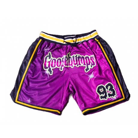 GOOSEBUMPS BETH BASKETBALL SHORTS PURPLE - Allstarelite.com