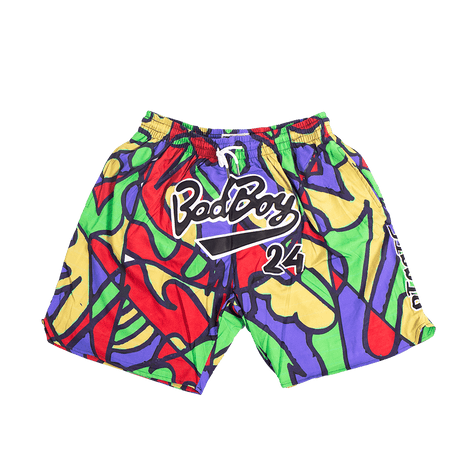 GRAFFITI BAD BOY BIGGIE BASKETBALL SHORTS - Allstarelite.com