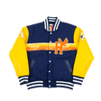 HOUSTON BLACK EAGLES VARSITY JACKET NAVY - Allstarelite.com