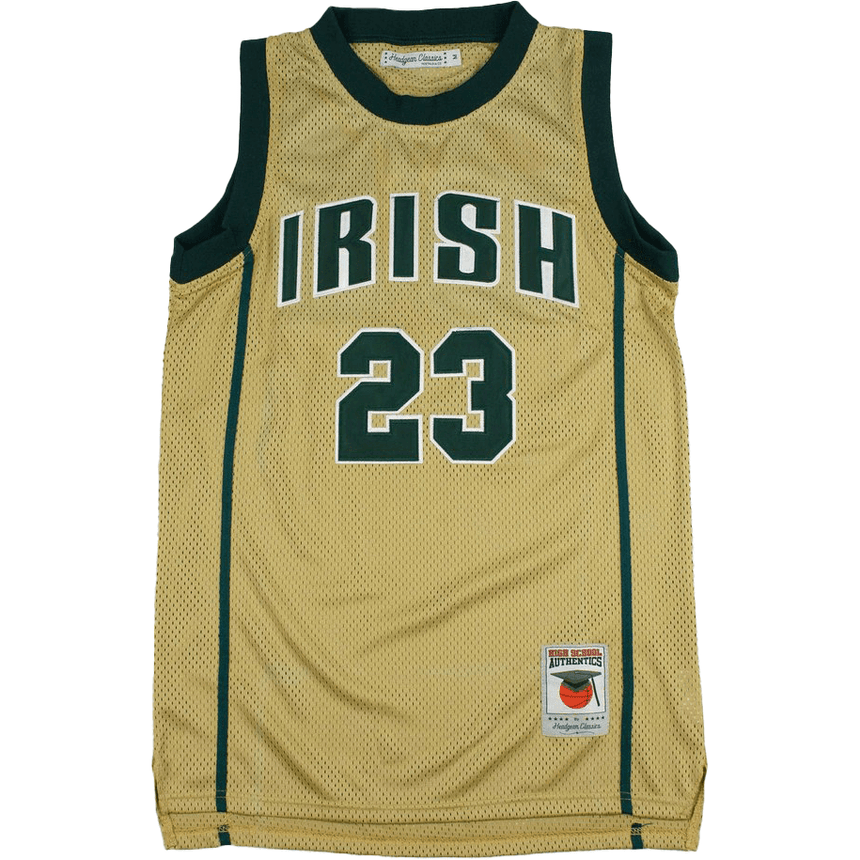 IRISH LEBRON JAMES YOUTH AUTHENTIC BASKETBALL JERSEY - Allstarelite.com