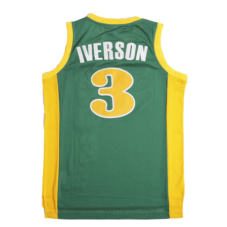 IVERSON HS BASKETBALL JERSEY IN GREEN - Allstarelite.com