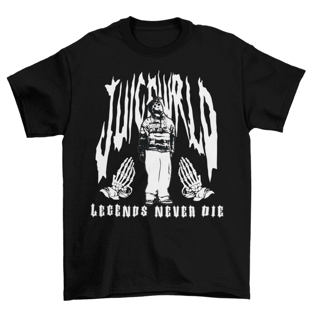 JUICEWRLD LEGENDS NEVER DIE TSHIRT - Allstarelite.com