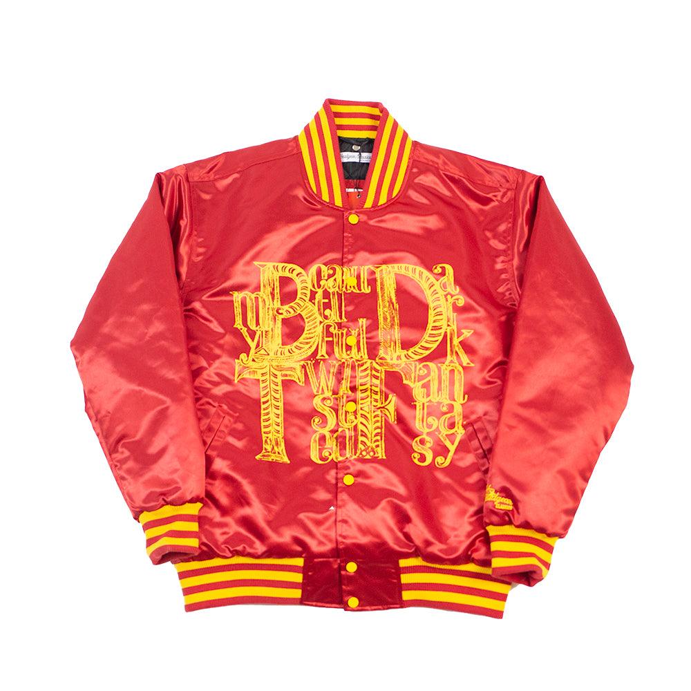 KANYE MDTF SATIN JACKET RED - Allstarelite.com