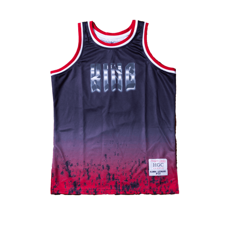 KAWHI LEONARD ALTERNATIVE BLACK/RED HIGH SCHOOL BASKETBALL JERSEY - Allstarelite.com