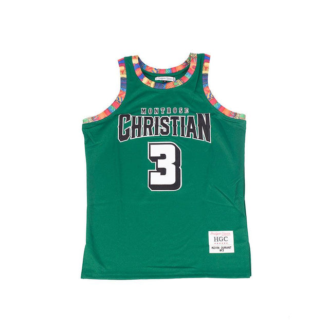 Kevin Durant Montrose Christian Green Alternate High School Basketball Jersey - Allstarelite.com