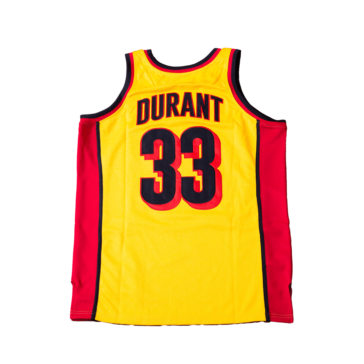 KEVIN DURANT OAK HILL MASCOT ALT JERSEY YELLOW - Allstarelite.com