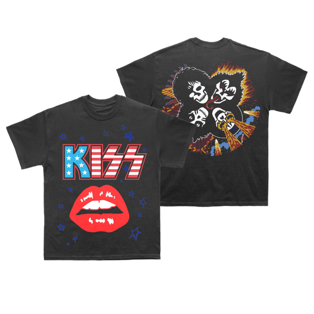 KISS ROCK AND ROLL OVER TSHIRT - Allstarelite.com