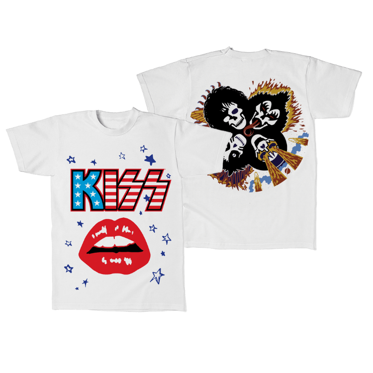 KISS ROCK AND ROLL OVER TSHIRT - Allstarelite.com