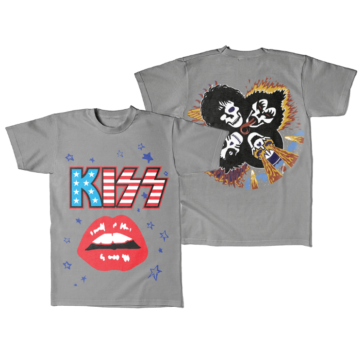 KISS ROCK AND ROLL OVER TSHIRT - Allstarelite.com