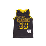 Kobe Bryant Black Youth High School Basketball Jersey - Allstarelite.com