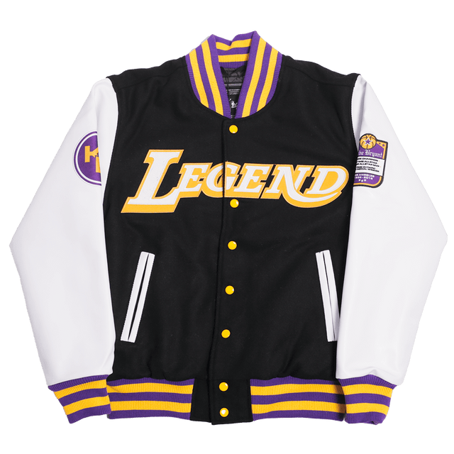 KOBE BRYANT LA LEGEND BLACK VARSITY JACKET - Allstarelite.com