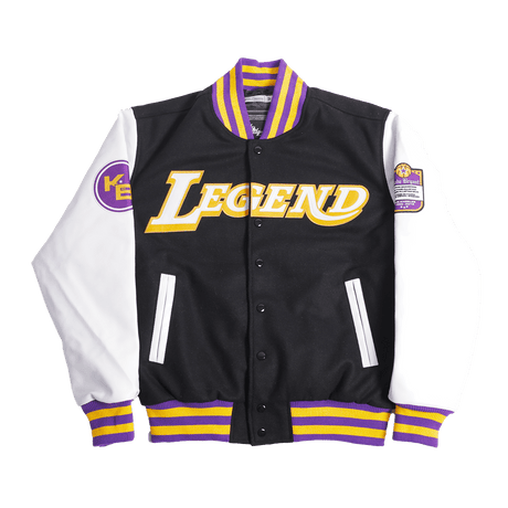 KOBE BRYANT LA LEGEND BLACK YOUTH VARSITY JACKET - Allstarelite.com