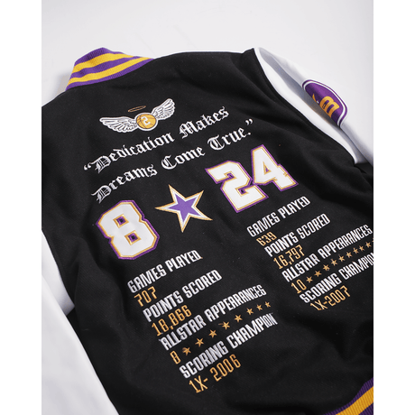 KOBE BRYANT LA LEGEND BLACK YOUTH VARSITY JACKET - Allstarelite.com