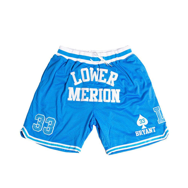 KOBE BRYANT LOWER MERION FRONT LOGO BASKETBALL SHORTS - Allstarelite.com