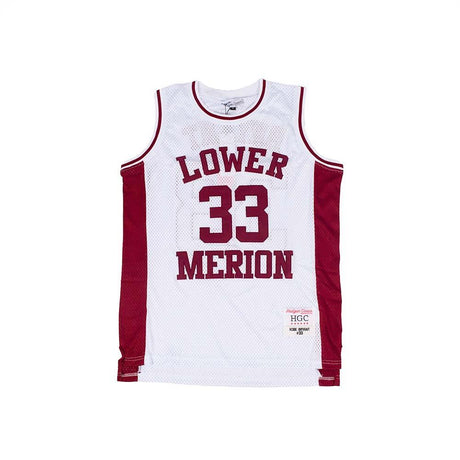 Kobe Bryant Lower Merion Maroon & White High School Basketball Jersey - Allstarelite.com