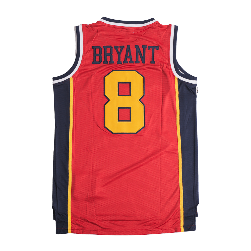 KOBE BRYANT MCDONALDS ALL AMERICAN HIGH SCHOOL JERSEY RED - Allstarelite.com