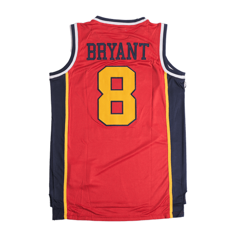 KOBE BRYANT MCDONALDS ALL AMERICAN HIGH SCHOOL JERSEY RED - Allstarelite.com