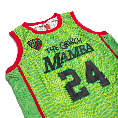 KOBE BRYANT THE GRINCH MAMBA BASKETBALL JERSEY - Allstarelite.com