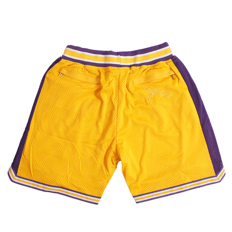 KOBE YELLOW/PURPLE SHORTS - Allstarelite.com