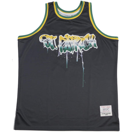 KYRIE IRVING ALTERNATE HIGHSCHOOL BASKETBALL JERSEY BLACK - Allstarelite.com