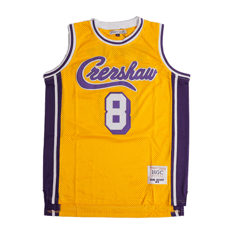 LA KOBE BRYANT CRENSHAW YELLOW BASKETBALL JERSEY - Allstarelite.com