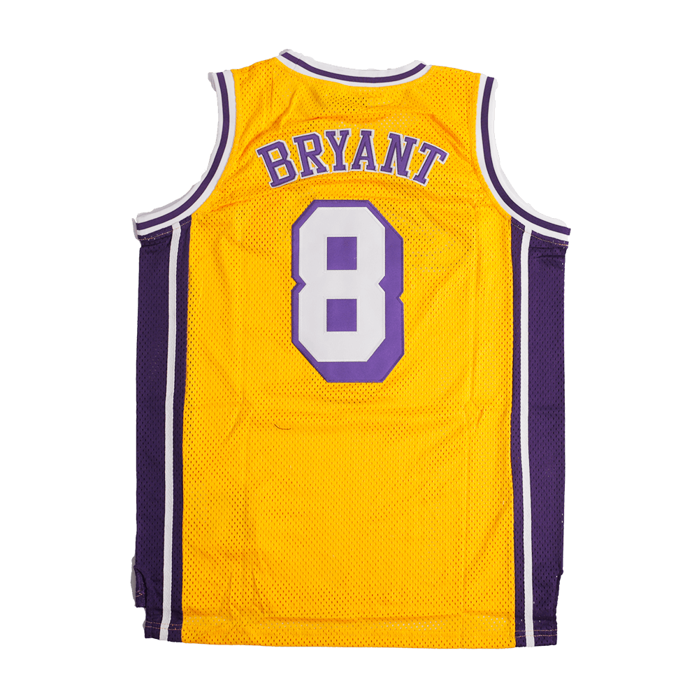 LA KOBE BRYANT CRENSHAW YELLOW BASKETBALL JERSEY - Allstarelite.com