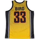 LARRY BIRD ALTERNATE YELLOW HIGH SCHOOL BASKETBALL JERSEY - Allstarelite.com