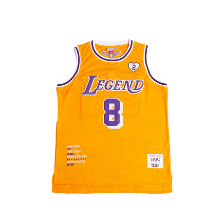 LEGEND MAMBA GOLD BASKETBALL JERSEY - Allstarelite.com