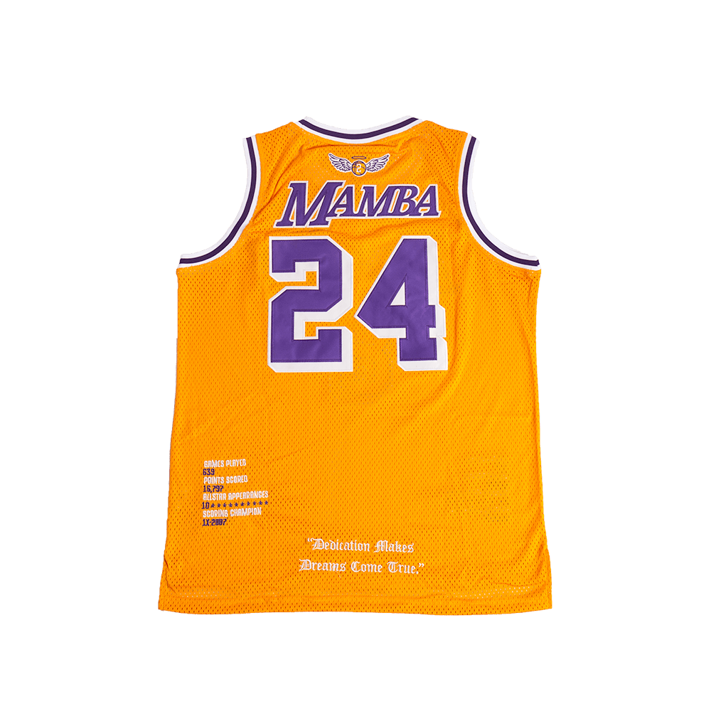 LEGEND MAMBA GOLD BASKETBALL JERSEY - Allstarelite.com