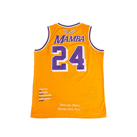 LEGEND MAMBA GOLD BASKETBALL JERSEY - Allstarelite.com