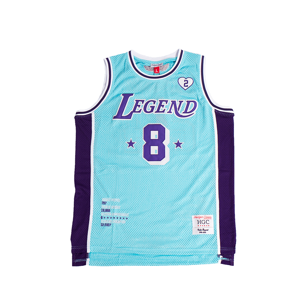 LEGEND MAMBA LIGHT BLUE BASKETBALL JERSEY - Allstarelite.com