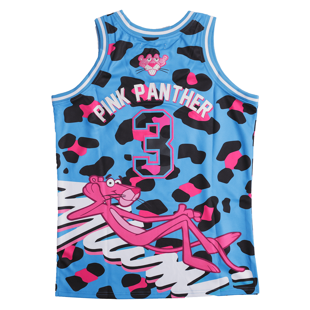 LEOPARD PRINT PINK PANTHER MIAMI BASKETBALL JERSEY - Allstarelite.com