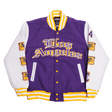 LOS ANGELES CHAMPION PURPLE VARSITY JACKET - Allstarelite.com