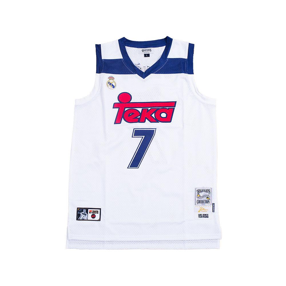 LUKA DONCIC MADRID TEKA AUTHENTIC BASKETBALL JERSEY - Allstarelite.com