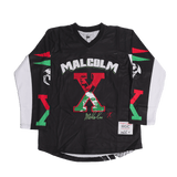 MALCOLM X HOCKEY JERSEY IN BLACK - Allstarelite.com