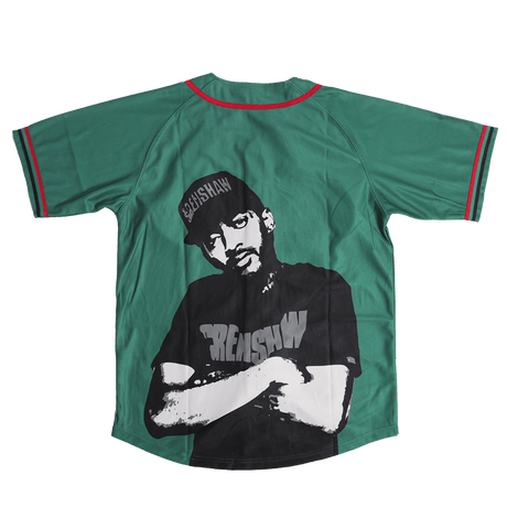 MALCOLM X NIPSEY BASEBALL JERSEY GREEN - Allstarelite.com