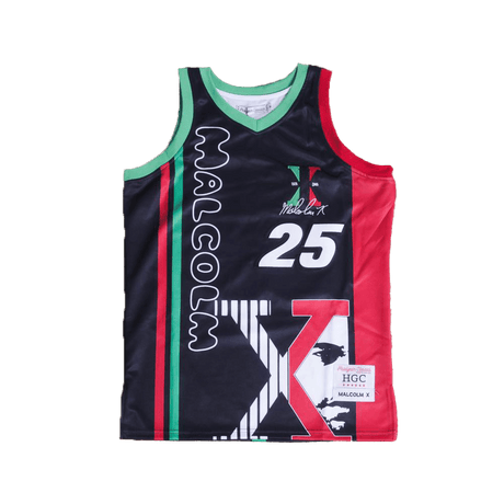 MALCOLM X RED & GREEN BASKETBALL JERSEY - Allstarelite.com