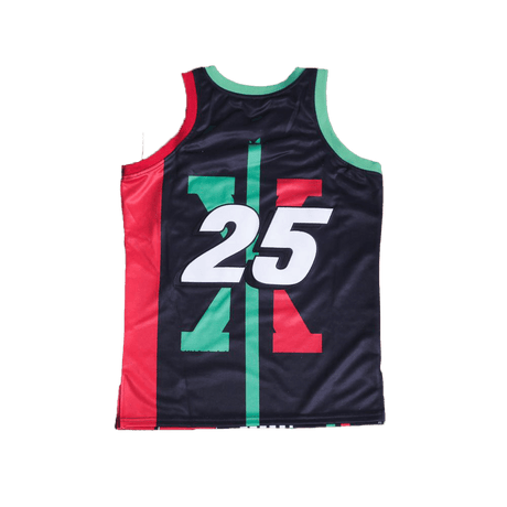 MALCOLM X RED & GREEN BASKETBALL JERSEY - Allstarelite.com