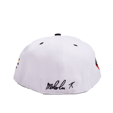 MALCOLM X WHITE FITTED HAT - Allstarelite.com