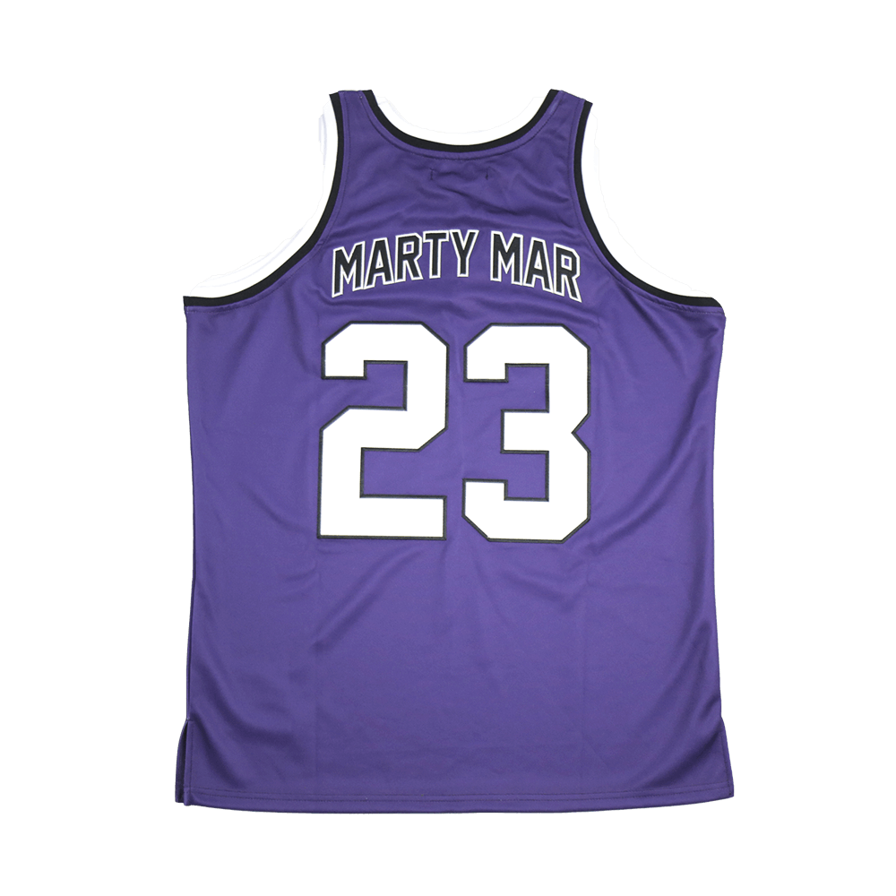 MARTIN CAST PURPLE BASKETBALL JERSEY - Allstarelite.com