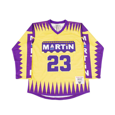 MARTIN HOCKEY JERSEY IN PURPLE/GOLD - Allstarelite.com