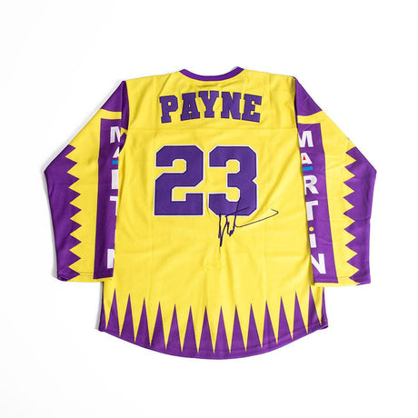 MARTIN HOCKEY JERSEY IN PURPLE/GOLD - Allstarelite.com