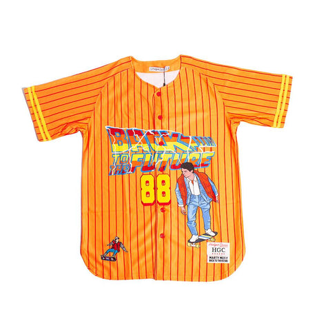 MARTY MCFLY FLASHBACK BASEBALL JERSEY CRUSH CRUSH XS - Allstarelite.com