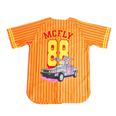 MARTY MCFLY FLASHBACK BASEBALL JERSEY CRUSH CRUSH XS - Allstarelite.com