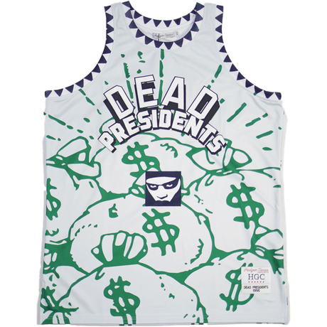 MONEYBAG DEAD PRESIDENTS BASKETBALL JERSEY - Allstarelite.com