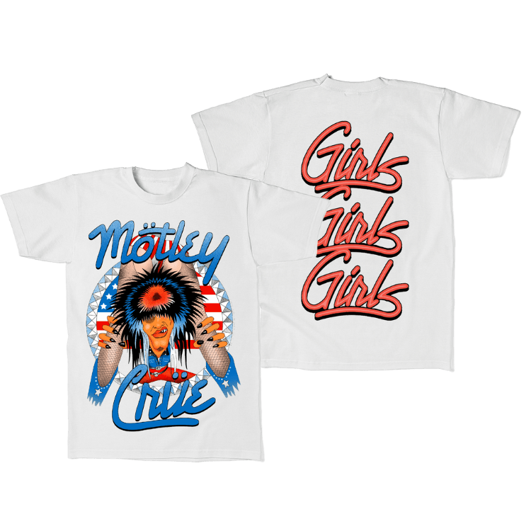 MÖTLEY CRÜE GIRLS GIRLS GIRLS TSHIRT - Allstarelite.com