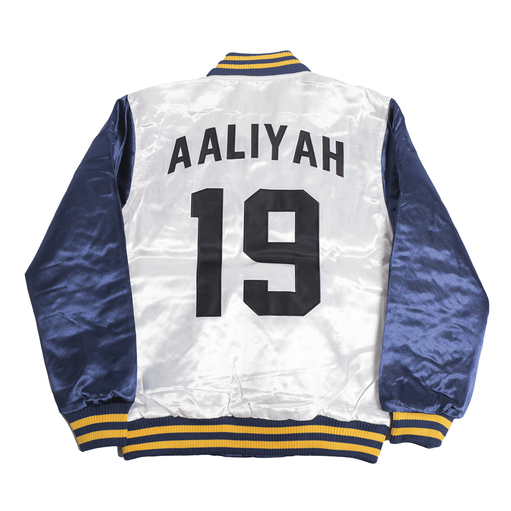 MTV ROCK N JOCK B-BALL JAM AALIYAH SATIN JACKET - Allstarelite.com